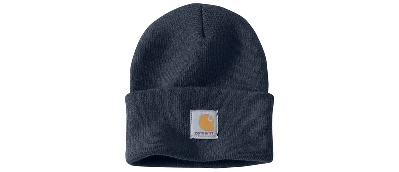 Carhartt Knit Cuffed Beanie Watch Hat - Navy