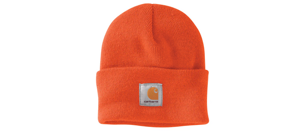 Carhartt Knit Cuffed Beanie Watch Hat - Brite Orange