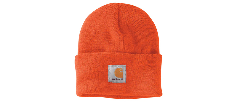 Carhartt Knit Cuffed Beanie Watch Hat - Brite Orange