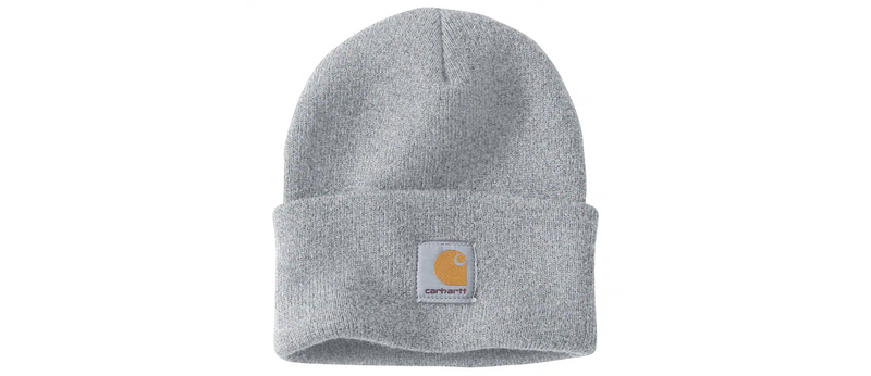 Carhartt Knit Cuffed Beanie Watch Hat - Heather Gray