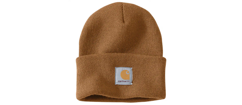 Carhartt Knit Cuffed Beanie Watch Hat - Carhartt Brown