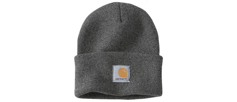 Carhartt Knit Cuffed Beanie Watch Hat - Coal Heather