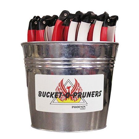 Spyder Manufacturing 40022 Phoenix Professional Bucket "O" Pruners (24 Pruners), 3/4"